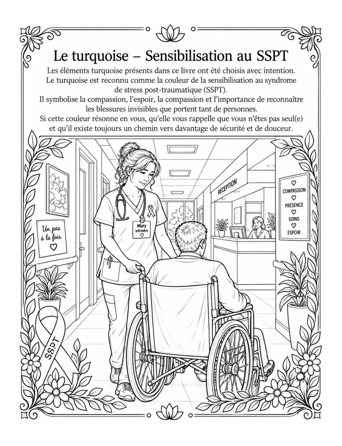 Apprendre à Me Sentir En Sécurité à Nouveau - Un Cahier d'exercices doux pour le SSPT et les Traumas