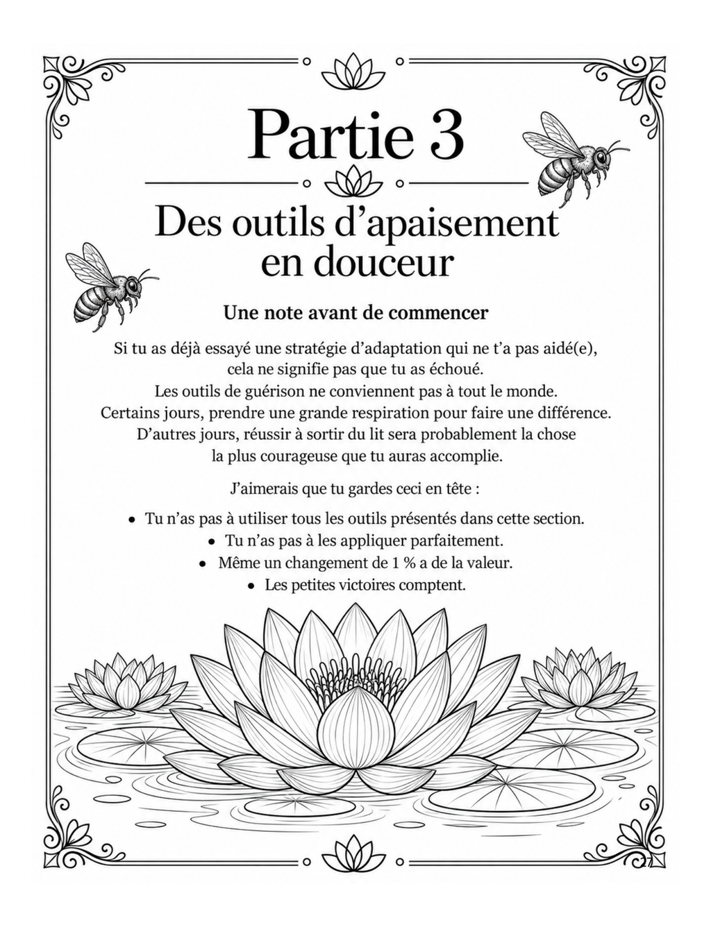 Apprendre à Me Sentir En Sécurité à Nouveau - Un Cahier d'exercices doux pour le SSPT et les Traumas