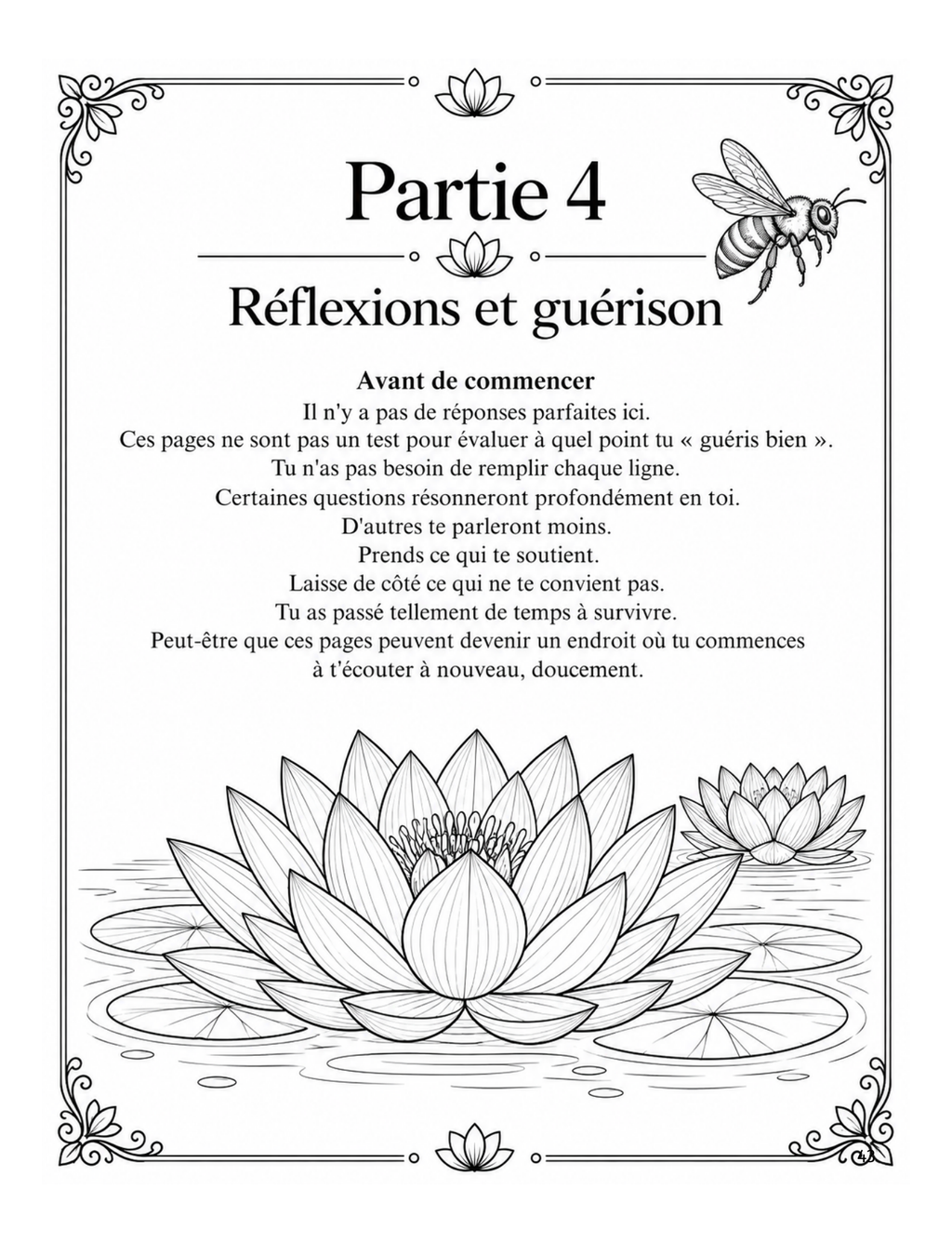 Apprendre à Me Sentir En Sécurité à Nouveau - Un Cahier d'exercices doux pour le SSPT et les Traumas
