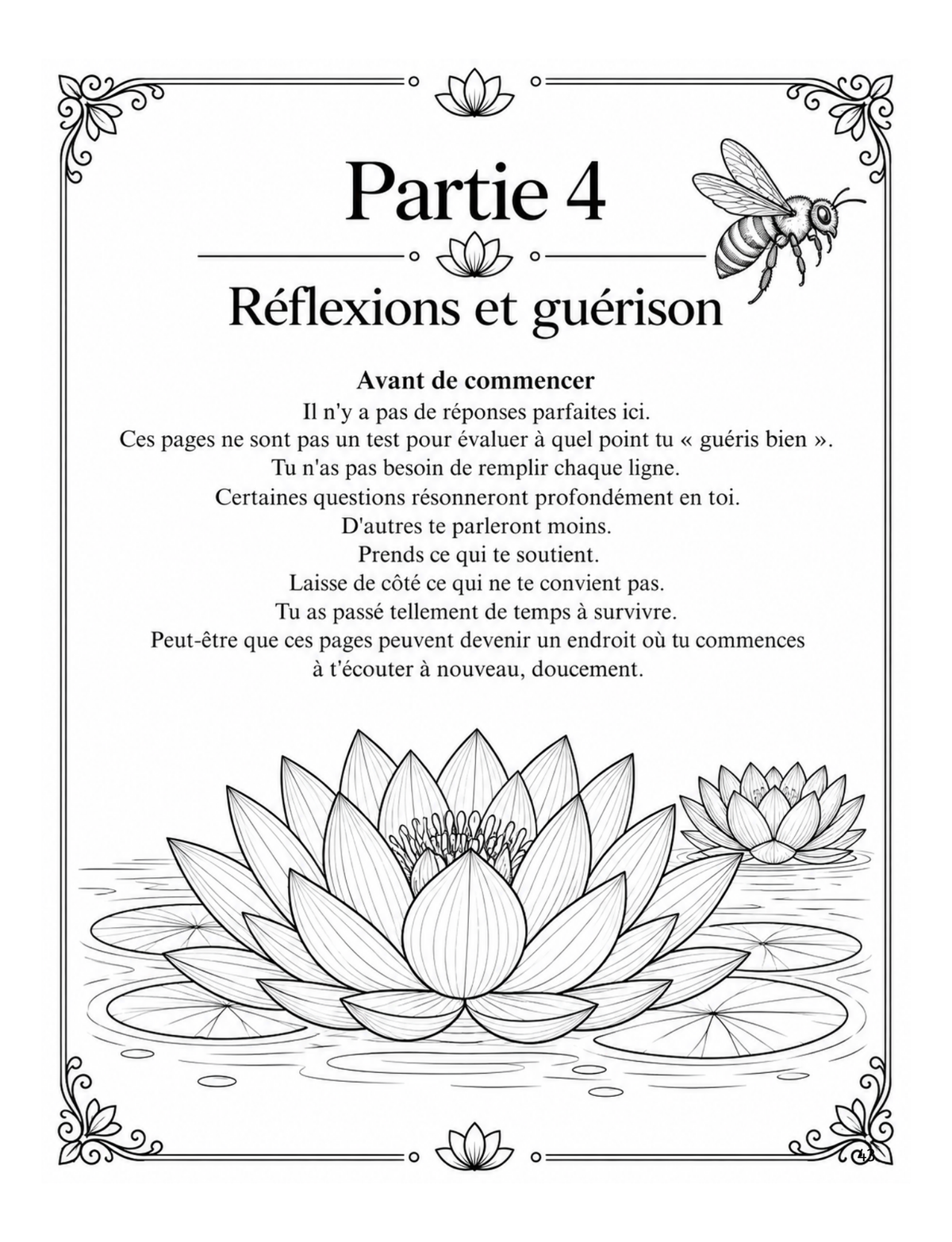 Apprendre à Me Sentir En Sécurité à Nouveau - Un Cahier d'exercices doux pour le SSPT et les Traumas