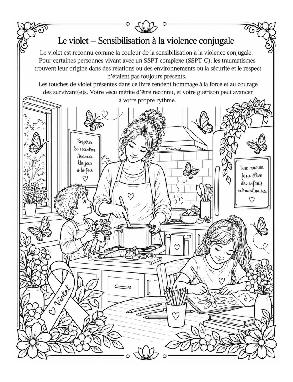 Apprendre à Me Sentir En Sécurité à Nouveau - Un Cahier d'exercices doux pour le SSPT et les Traumas