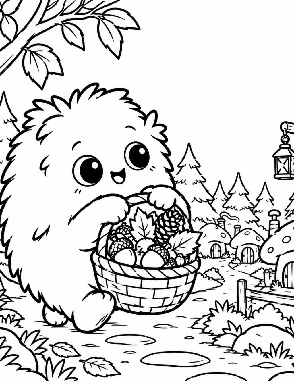 Les Ploomis découvrent la magie de l’hiver | Livre à colorier PDF