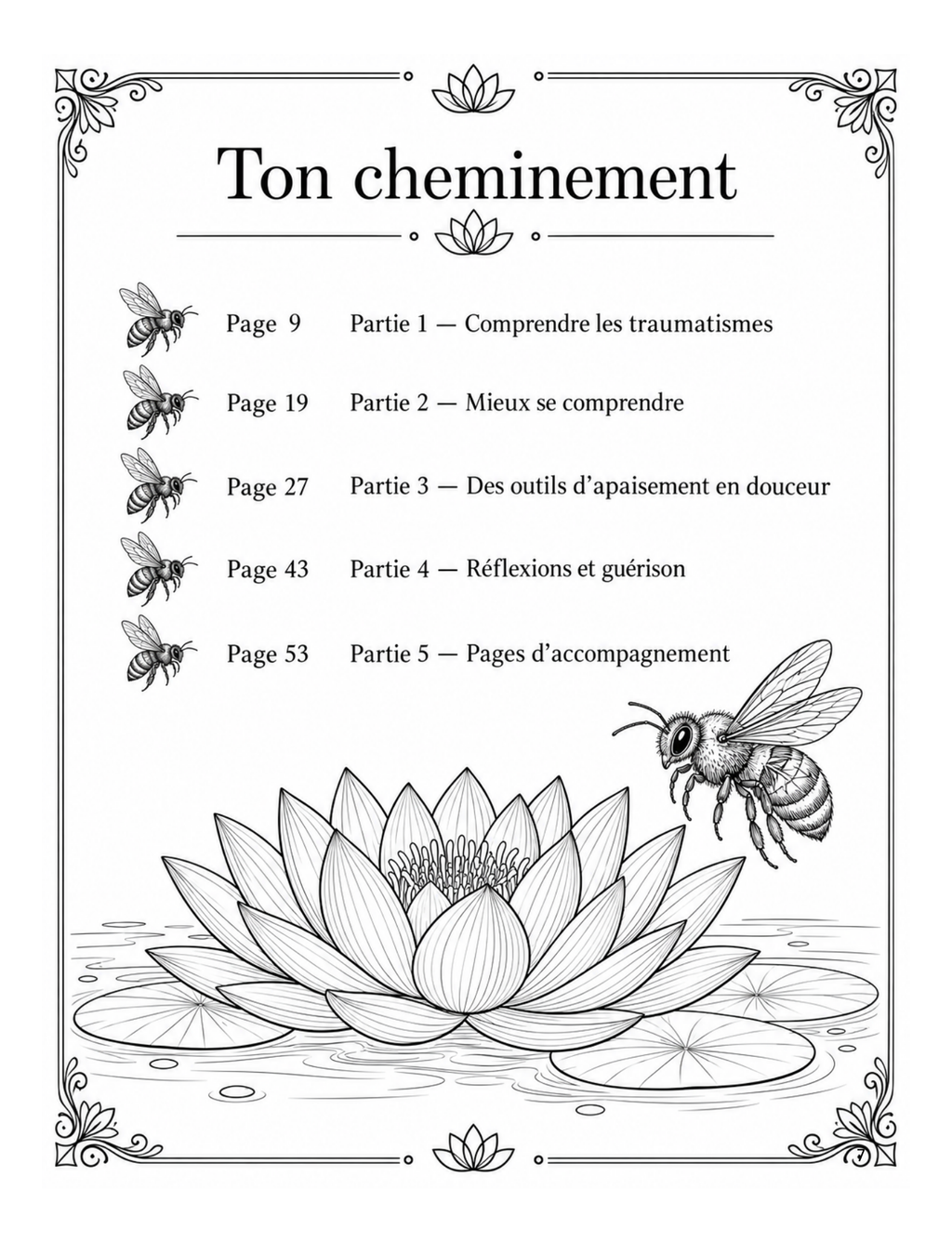 Apprendre à Me Sentir En Sécurité à Nouveau - Un Cahier d'exercices doux pour le SSPT et les Traumas
