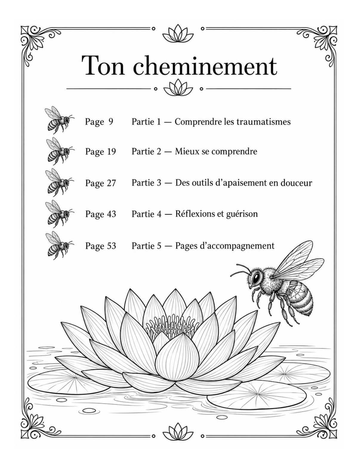 Apprendre à Me Sentir En Sécurité à Nouveau - Un Cahier d'exercices doux pour le SSPT et les Traumas