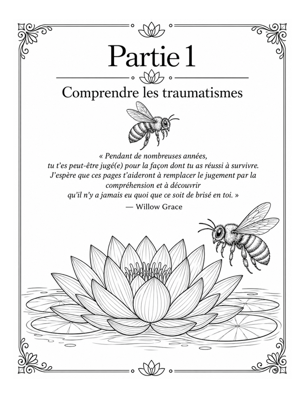 Apprendre à Me Sentir En Sécurité à Nouveau - Un Cahier d'exercices doux pour le SSPT et les Traumas